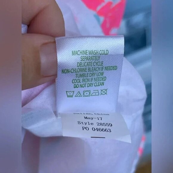 Lilly Pulitzer Lobstah Roll Lace Detail Dress size 00 - Picture 11 of 12